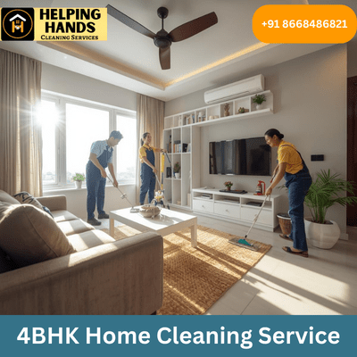 4BHK Home Cleaning Service in Mumbai